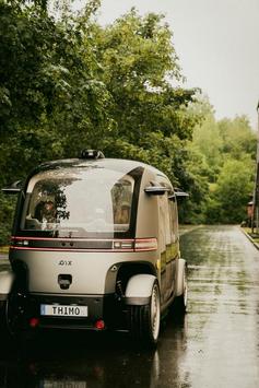 Autonom fahrender Robo-Bus des Thüringer Innovationszentrum Mobilität